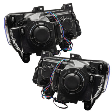 Oracle 11-14 Chrysler 300C SMD HL Black - NON HID - DRL - w/ Simple Controller