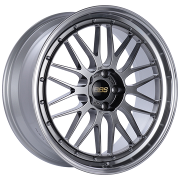 BBS LM 21x9 5x120 ET32 Diamond Black Center Diamond Cut Lip Wheel -82mm PFS/Clip Required