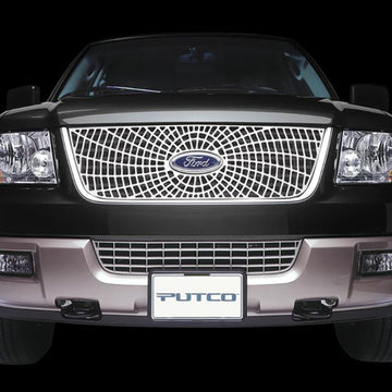 Putco 02-08 GMC Envoy Liquid Spider Web Grilles