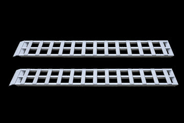 Gen-Y Lightweight 6.5ft Aluminum Loading Ramps 12in x 78in 600lb Capacity Per Ramp - Pair