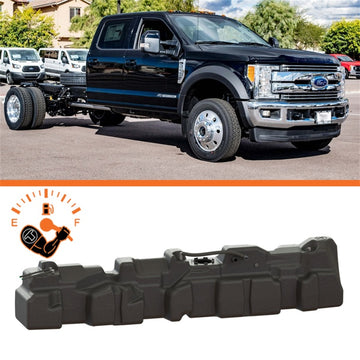 Titan Fuel Tanks 17-24 Ford 108in Cab & Chassis 54 Gallon XXL Mid-Ship Fuel Tank