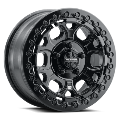 Method MR416 Beadlock 15x7 / 5x4.5 / 55mm Offset / 68.00mm Bore - Gloss Black Wheel