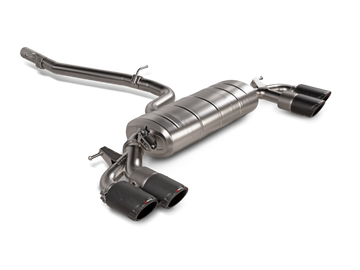 Akrapovic 2021+ Audi S3 Sportback (8Y) Evolution Line Cat Back (Titanium) w/Carbon Tips