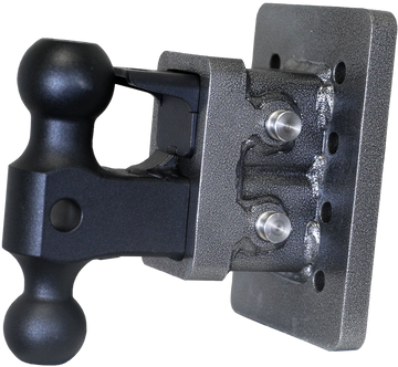Gen-Y Mega Duty 2in Bolt-On 2.5in Drop 2K TW 16K Hitch w/GH-051 Dual-Ball/GH-032 Pintle Lock