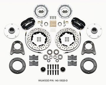 Wilwood Forged Dynalite-M Front Kit 10.75in Drilled 1950-1955 MG-TD/TF