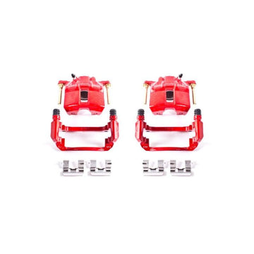 Power Stop 03-07 Honda Accord Front Red Calipers w/Brackets - Pair