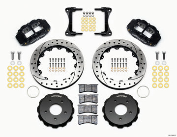 Wilwood Narrow Superlite 4R Front Hat Kit 12.88in Drill 2007-Up Jeep Wrangler