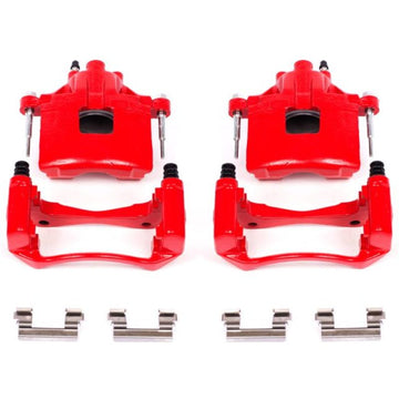 Power Stop 00-05 Buick LeSabre Front Red Calipers w/Brackets - Pair