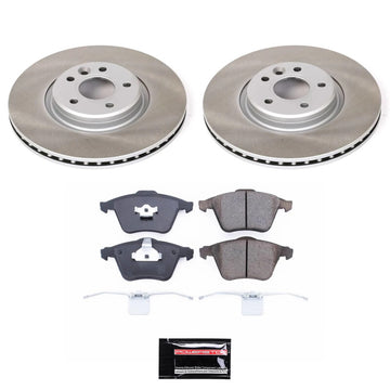 Power Stop 05-11 Volvo V50 Front Semi-Coated Rotor Kit