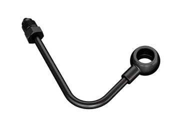 Goodridge 11-17 Harley-Davidson Softail Models Front ABS Banjo Adaptor - Black
