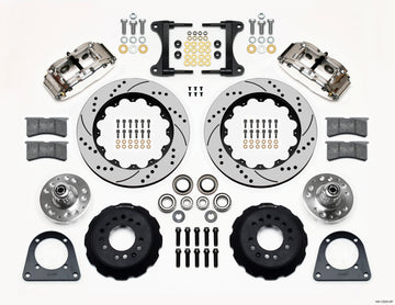 Wilwood Narrow Superlite 6R Front Hub Kit 14.00in Drill Pol TCI-IFS 71-78 (Pinto Based)
