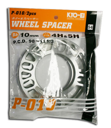Espaciadores universales Project Kics de 10 mm (paquete de 2)