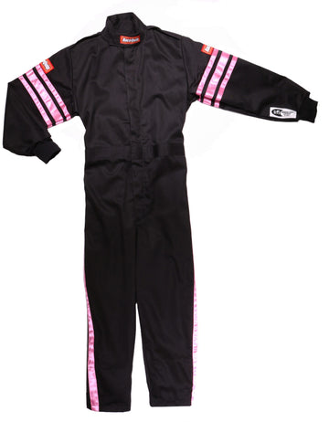 RaceQuip Pink Trim SFI-1 JR. Suit - Kids XXS