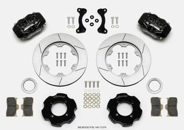 Wilwood Forged Dynalite Front Hat Kit 11.00in GT Rotor 95-05 Miata