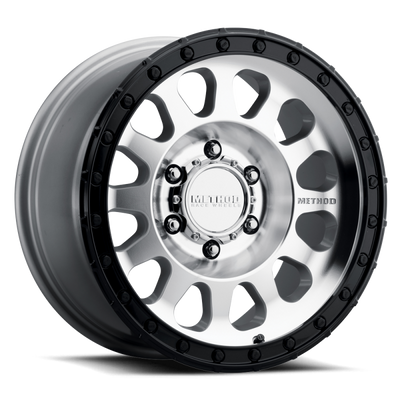 Method MR315 18x9 +18mm Offset 6x135 87mm CB Machined Wheel - Gloss Black Lip