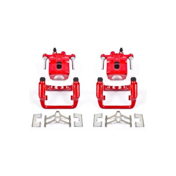 Power Stop 99-04 Acura RL Rear Red Calipers w/Brackets - Pair