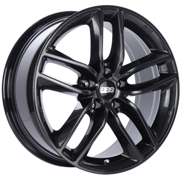 BBS SX 18x8 5x120 ET30 Crystal Black Wheel -82mm PFS/Clip Required