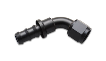 Vibrant Push-On 60 Degree Hose End Elbow Fitting Size -4AN