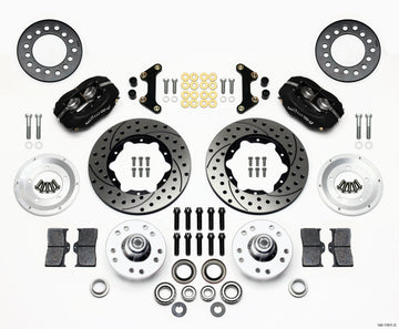 Wilwood Forged Dynalite Front Kit 11.00in Drilled 49-54 Chevy / 53-62 Corvette