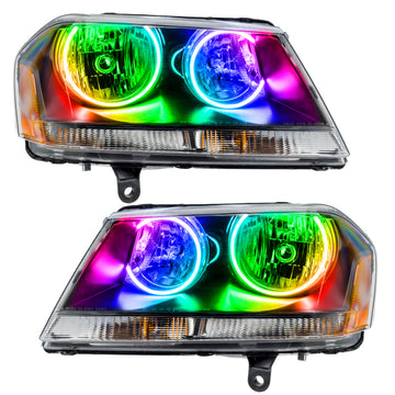 Oracle 08-14 Dodge Avenger RT SMD HL - Black - ColorSHIFT w/ Simple Controller