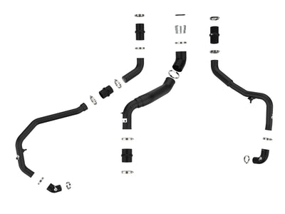 aFe BladeRunner Aluminum Hot and Cold Charge Pipe Kit Black Ford F-150 24-26 V6-2.7L (tt)