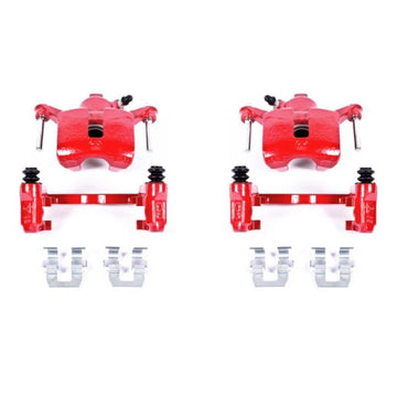 Power Stop 08-09 Buick Allure Rear Red Calipers w/Brackets - Pair