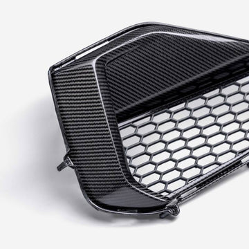Anderson Composites 2024 Ford Mustang GT Carbon Fiber Front Bumper Inserts