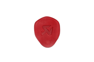 Akrapovic Leather Headphones Case - Red