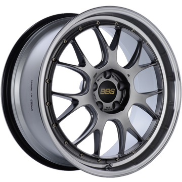 BBS LM-R 20x9.5 5x114.3 ET40 CB66 Diamond Black Center Diamond Cut Lip Wheel
