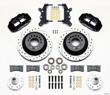 Wilwood Narrow Superlite 6R Front Hub & 1PC Rtr Kit 12.88in Drilled 60-68 Ford / Mercury Full Size