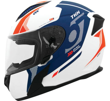 THH Helmets T810S Hayate White/Navy - Large