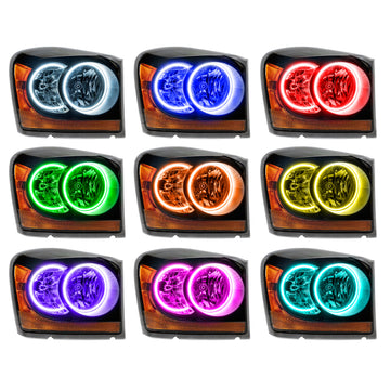 Oracle 04-06 Dodge Durango SMD HL - Black - ColorSHIFT w/ 2.0 Controller