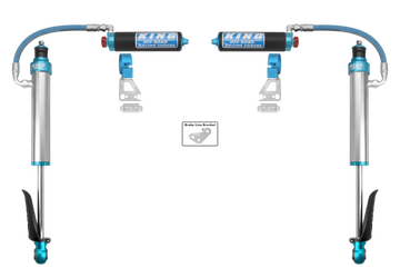 King Shocks 2024+ Toyota Tacoma 2.5 Dia Remote Reservoir Shock w/Adjuster (Pair) - Rear