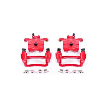 Power Stop 05-06 Saab 9-2X Rear Red Calipers w/Brackets - Pair