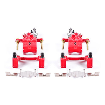 Power Stop 96-01 Infiniti I30 Rear Red Calipers w/Brackets - Pair