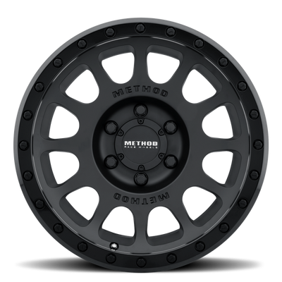 Method MR305 NV 17x8.5 0mm Offset 5x150 116.5mm CB Matte-Gloss Black Wheel