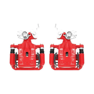 Power Stop 06-12 Ford Fusion Rear Red Calipers w/Brackets - Pair