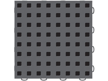 WeatherTech TechFloor - 12in X 12in Tiles - Dark Grey/Black **Order in Qtys of 10
