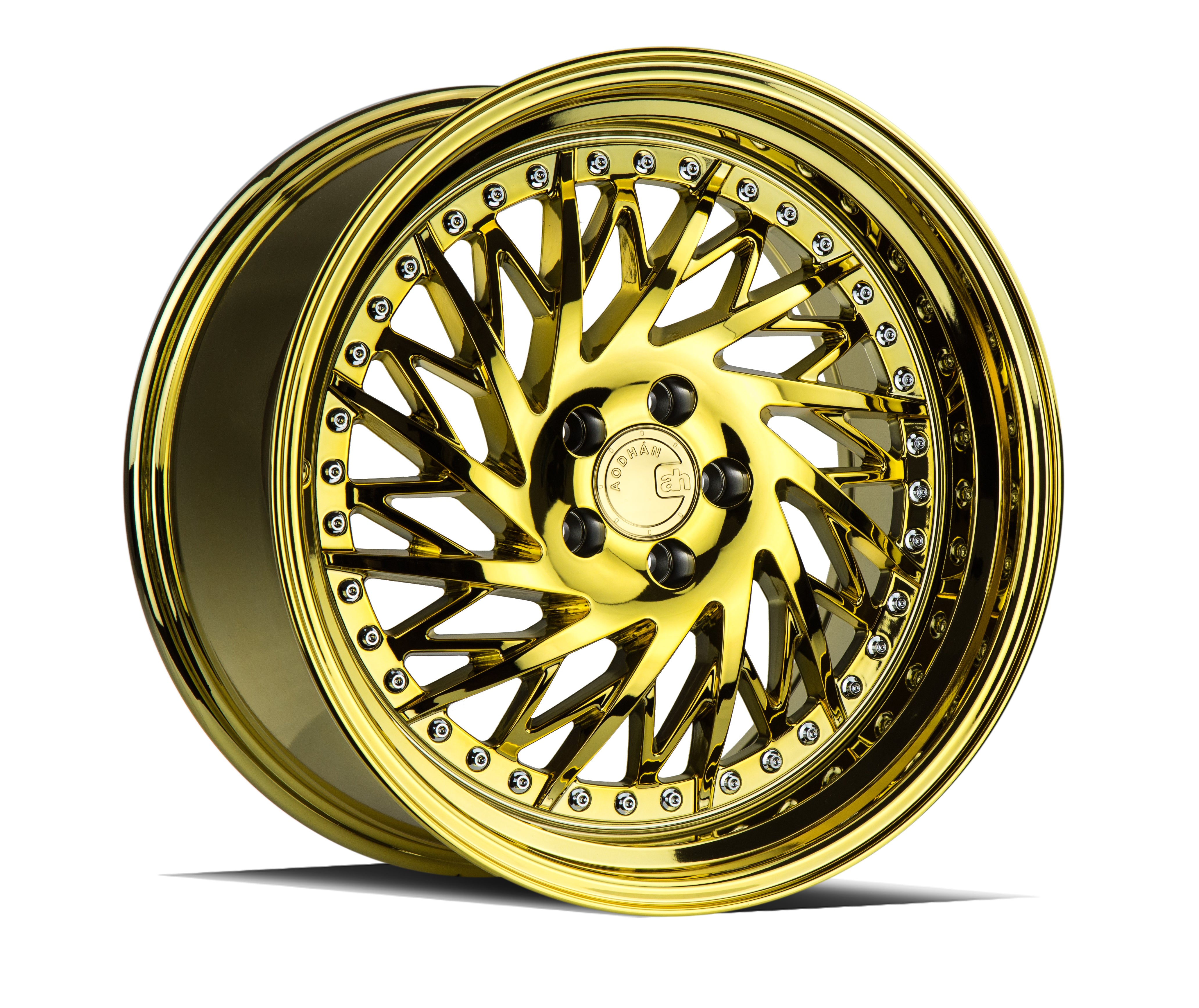AodHan DS03 Gold Vacuum w/ Chrome Rivets