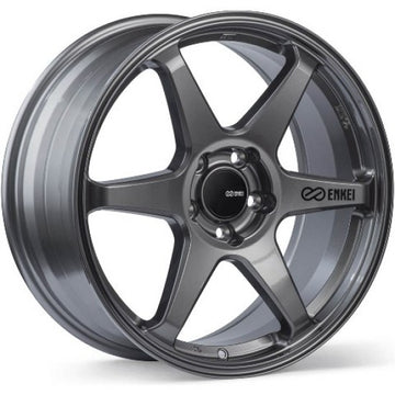Enkei T6R 18x8.5 38mm Offset 5x114.3 Patrón de pernos 72.6 Diámetro Rueda de bronce brillante