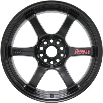 Gram Lights 57DR 18x10.5 +12 5-114.3 Rueda negra semibrillante