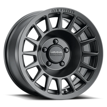 Method MR707 Bead Grip 17x8.5 +38mm Offset 5x108 BP 63.4mm CB 4.72in BS Matte Black Wheel