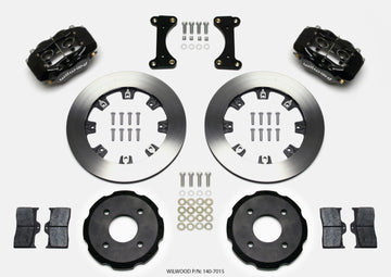 Wilwood Forged Dynalite Front Hat Kit 12.19in 2002 Mitsubishi Lancer