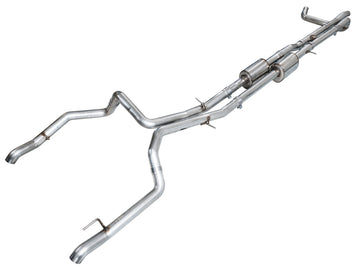 AWE Tuning 4th Gen GM 1500 6.2L Cat-Back Split Rear Exit (w/ Bumper Cutouts) - OE Tips