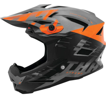 THH Helmets T-42 BMX Xtreme  Gray/Orange - Medium