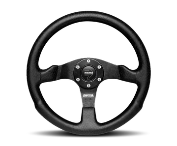 Momo Competition Steering Wheel 350 mm - Black AirLeather/Black Spokes