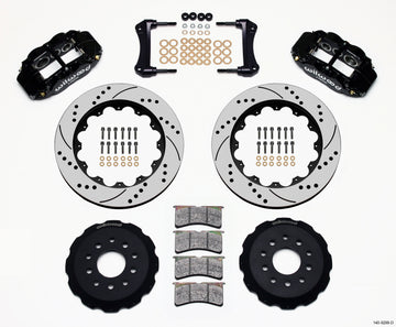 Wilwood Narrow Superlite 6R Front Hat Kit 14.00in Drilled 88-93 Corvette C4