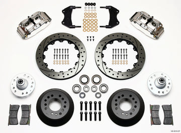 Wilwood Narrow Superlite 6R Front Hub Kit 12.88in Drill Pol WWE ProSpindle