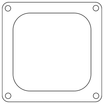 Cometic Holley 4500 Dominator .047in Fiber Carburetor Gasket - 4.775in x 4.775in - Open Plenum