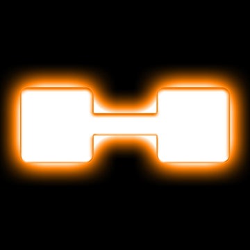 ORACLE Lighting Universal Illuminated LED Letter Badges - Matte Wht Surface Finish - H